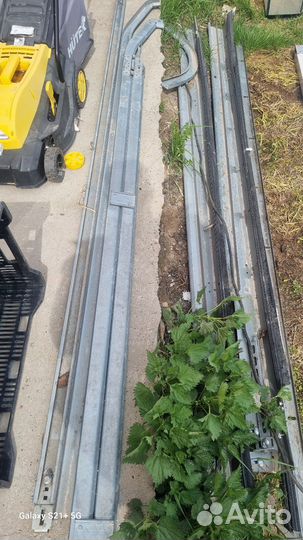 Секционные ворота алютех б/у