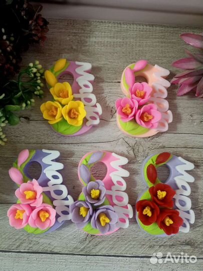 Мыло ручной работы 8 марта