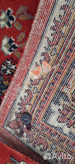 Винтажный Ковер СССР 136*200, шерстяной со стены