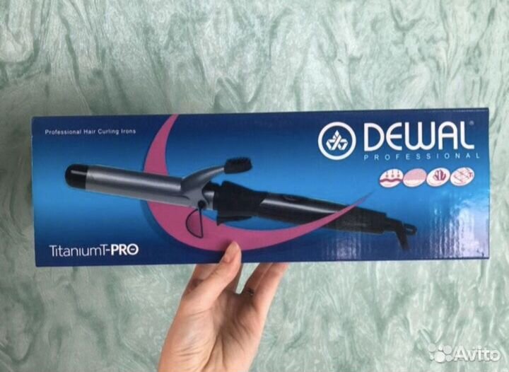 Плойка для завивки волос dewal professional 19мм