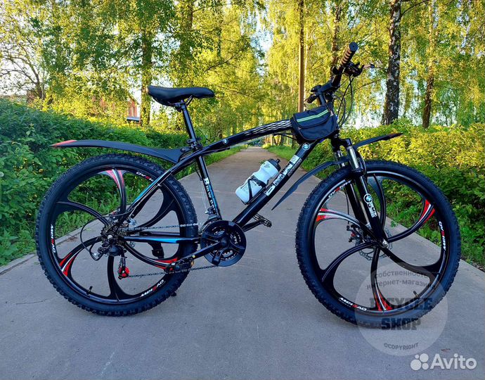 Велосипед BMW на литье в max комплектации