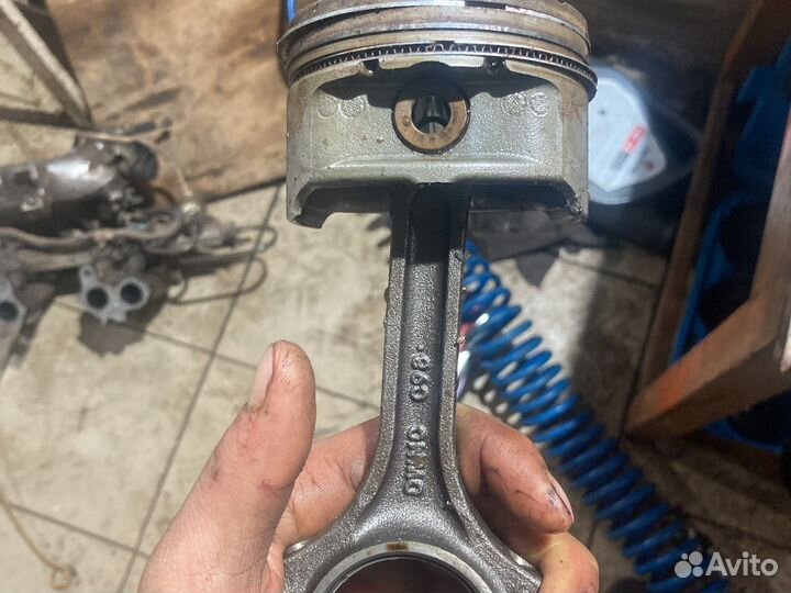 Поршень и шатун daewoo nexia