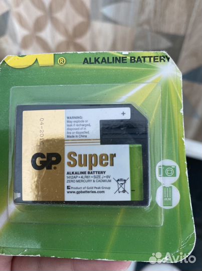 Батарея gp super alkaline 1412ap