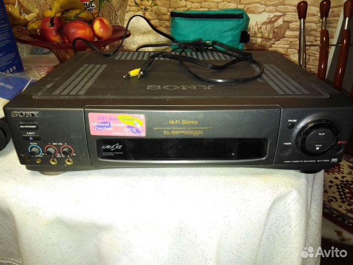 Видеомагнитофон sony hi fi