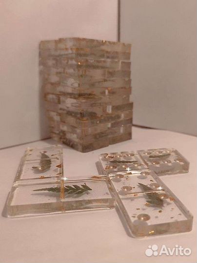 Домино из эпоксидной смолы