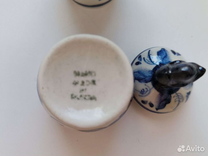 Гжель солонка