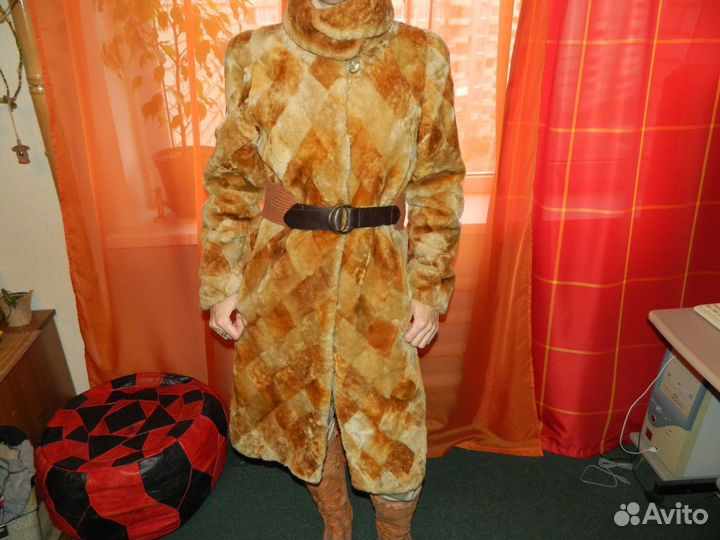 Шуба из мутона