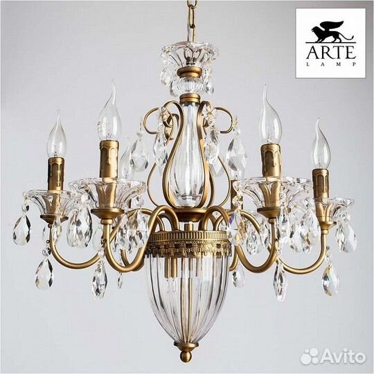 Люстра Arte Lamp Schelenberg A4410LM-6-2SR