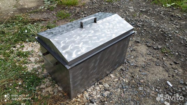 Коптилка горячего копчения, новая