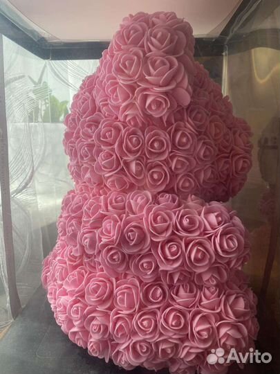 Мишка из роз