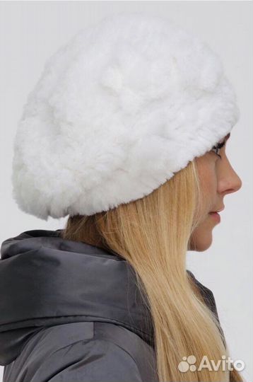 Берет новый мех кролика