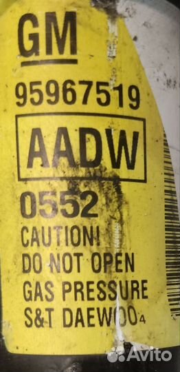 Амортизатор задний Chevrolet Spark M300, 2012г