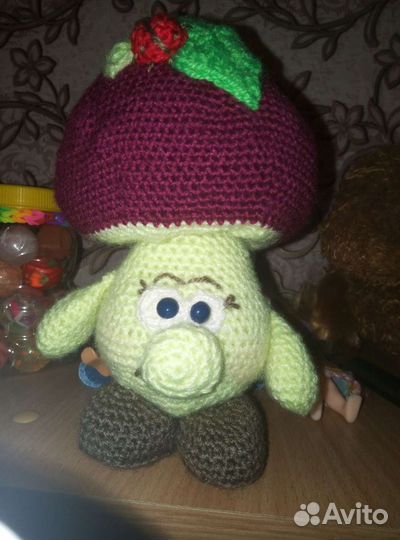 Грибочек, игольница, игрушка