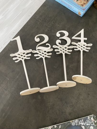 Номера столов на свадьбу