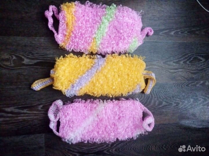 Мочалки новые