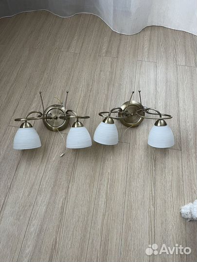 Люстра+2 бра