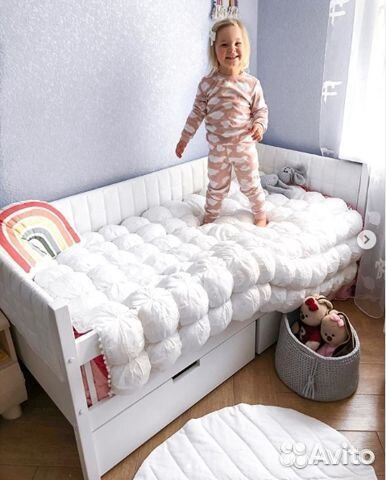 Детская деревянная кровать-тахта