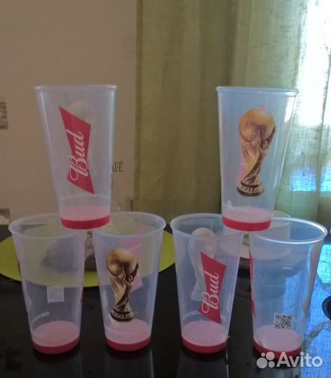 Обменяю стаканы 2:1 Bud и/или Кока world cup