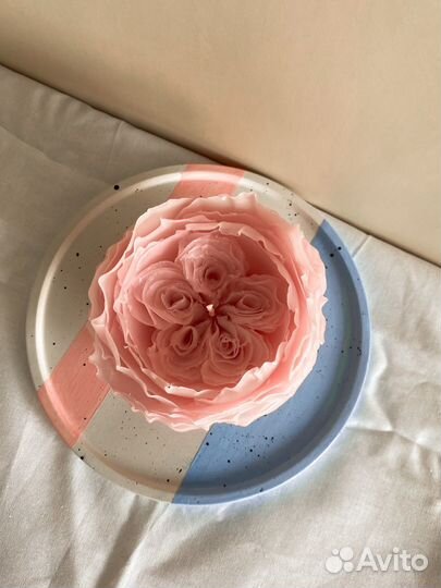 Подставка интерьерная, из гипса