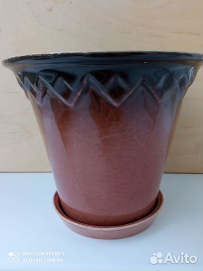 Керамические горшки для цветов бу