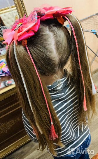 Банты с косами