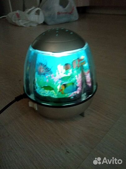 Детский настольный, ночник, рыбки