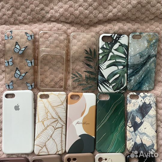 Чехлы iPhone 7 И 8 15 штук сразу