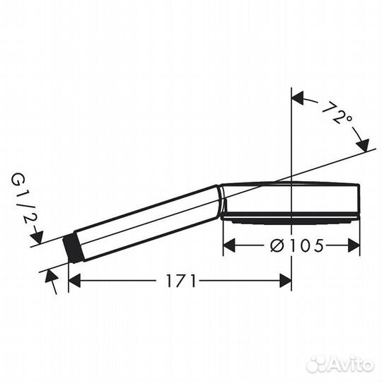 Hansgrohe Pulsify Ручной душ 24120670