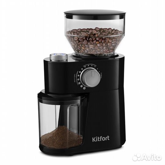 Кофемолка электрическая жерновая Kitfort KT-741