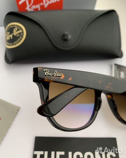 Очки ray ban wayfarer 54 коричневые