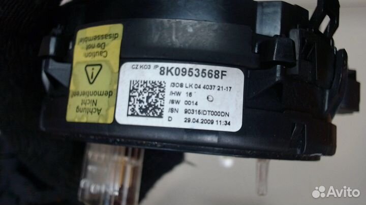 Шлейф руля Audi Q5, 2009