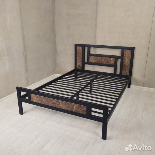 Кровать металлическая двухспальная новая 