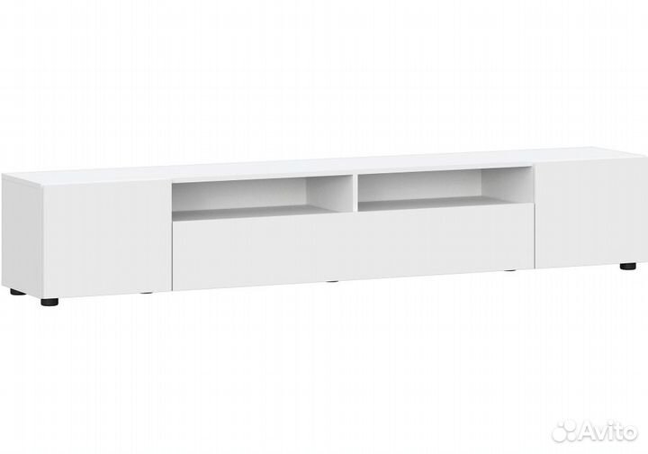 Тв-тумбы Валенсия белый текстурный