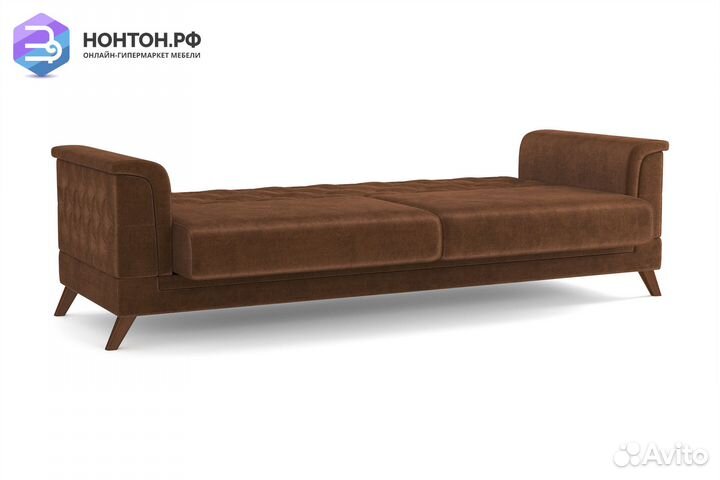Диван книжка Амарант коричневый