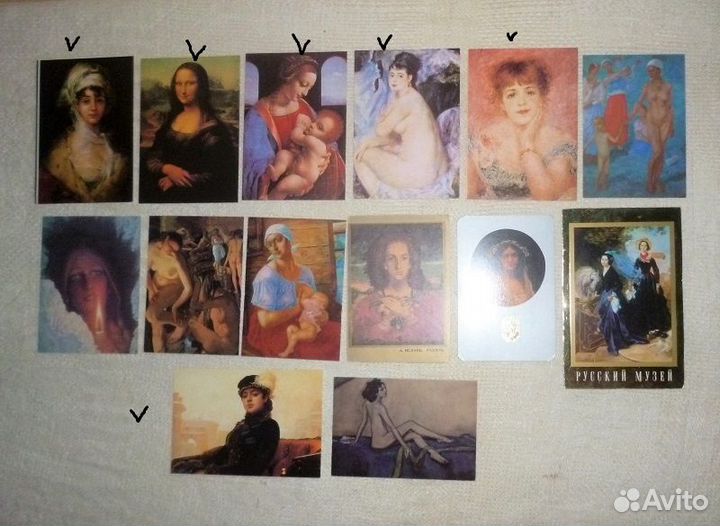 Календарики женские портреты