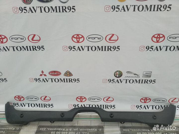 Накладка бампера задняя Mini Cooper с 2006-2010