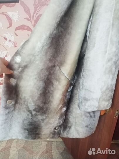 Шуба женская натуральная мутоновая