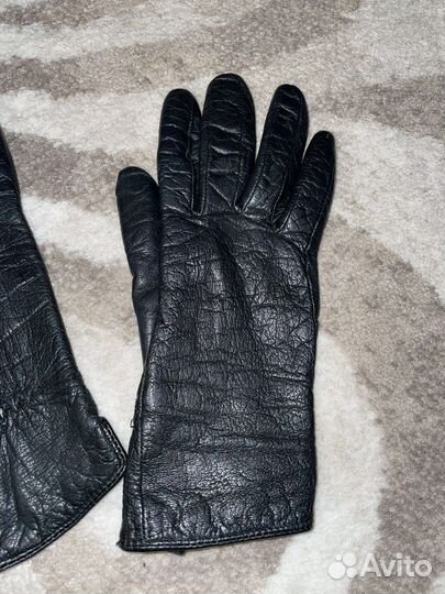 Перчатки кожаные