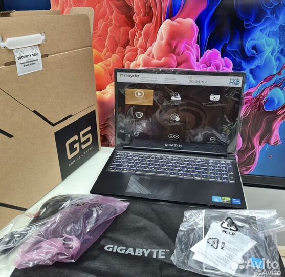 Новый игровой Gigabyte RTX4060, i5 12500h, 16/512