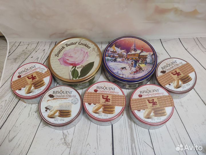 Жестяные коробки металлические банки