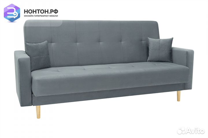 Диван книжка Фиеста Лайт серый