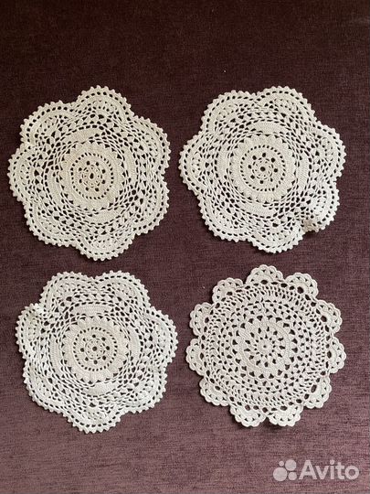 Салфетки вязаные крючком