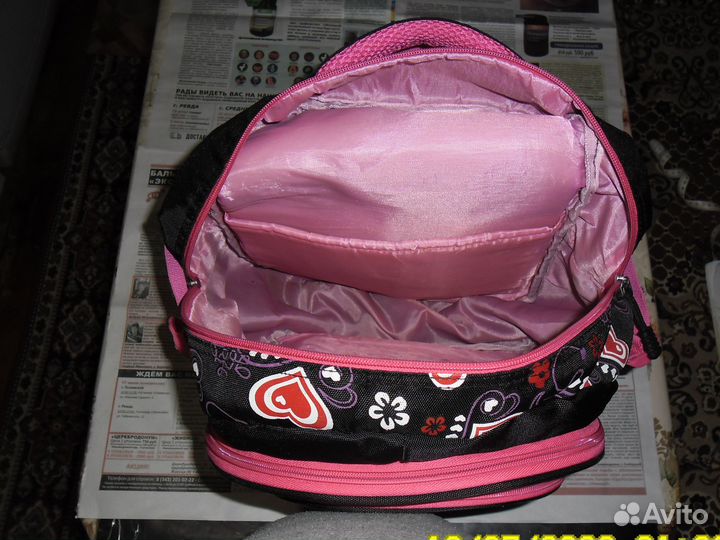 Портфель(рюкзак) на девочку