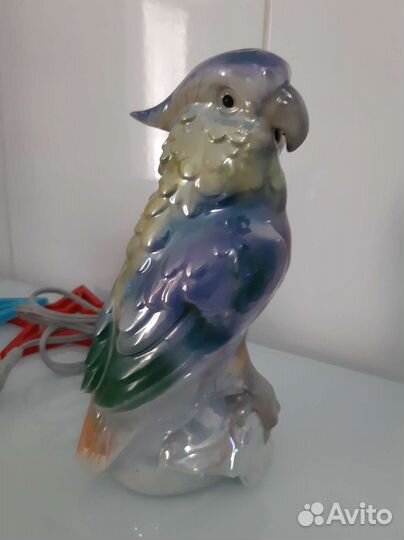 Фарфоровая статуэтка светильник гдр