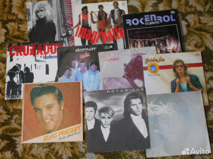 Пластинки виниловые