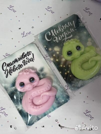 Мыло ручной работы новогоднее