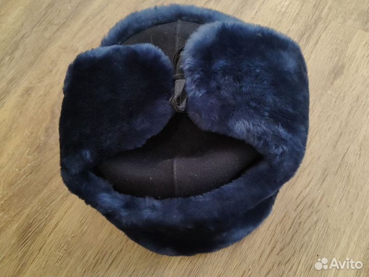 Мужская зимняя шапка полиция