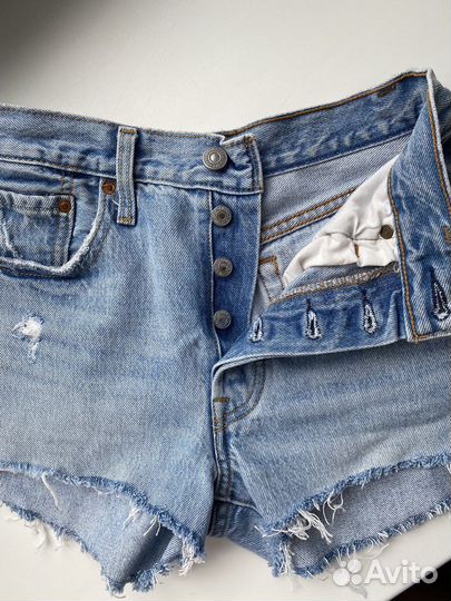 Джинсовые шорты levis оригинал 24 р-р