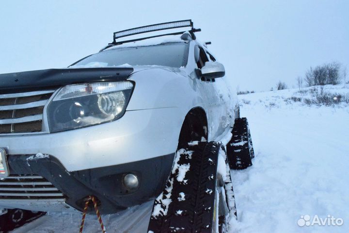 Всесезонный комплект гусениц на renault duster