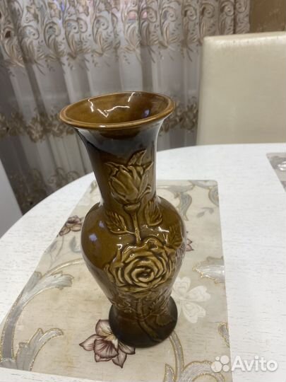 Ваза для цветов,керамическая -Ретро